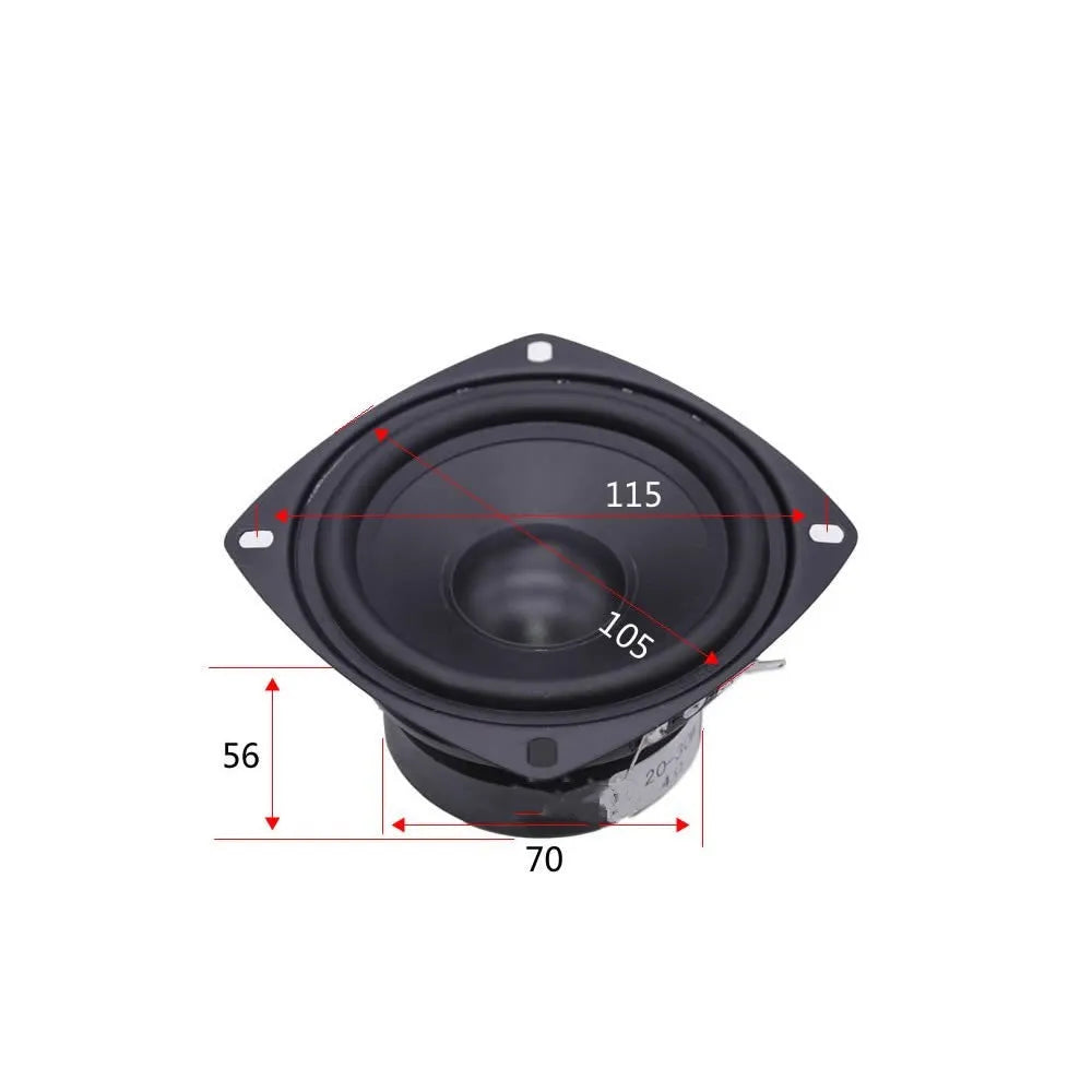 4-inch bass coaxial car horn speaker for General Motors vehicle audio systems.