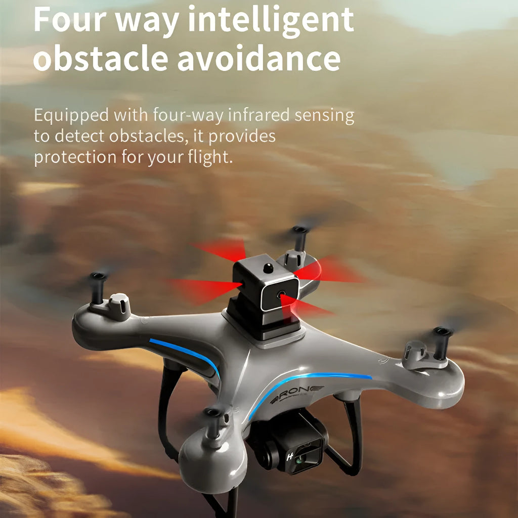 UAV HD drone for aerial photography with four-side obstacle avoidance and optical flow positioning, plastic, under 30cm