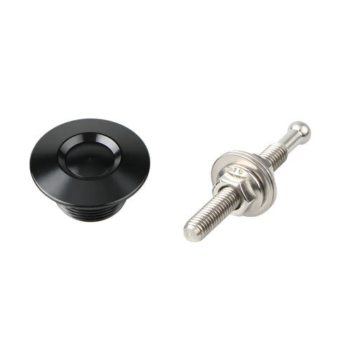 30mm diameter engine cover lock in silver, black, gold, blue, and red colour options