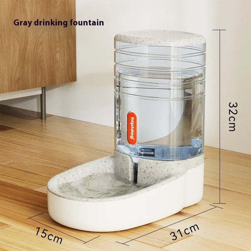 Second generation automatic pet water fountain and feeder with 3.8 litre capacity in grey, blue, pink or green