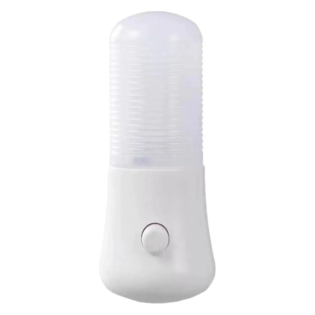 Minimalist white cube plug-in night light with US plug and selectable light colours