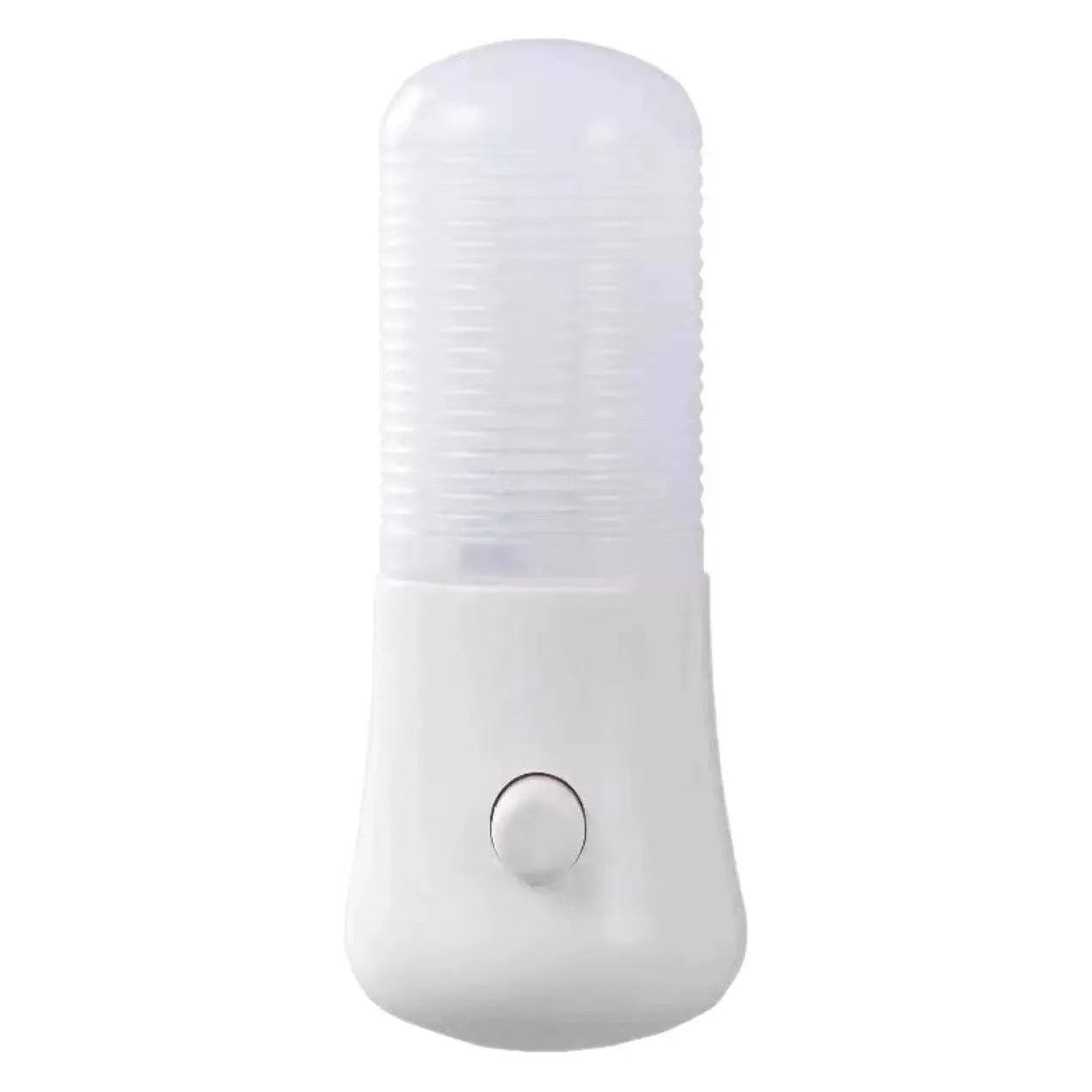 Minimalist white cube plug-in night light with US plug and selectable light colours