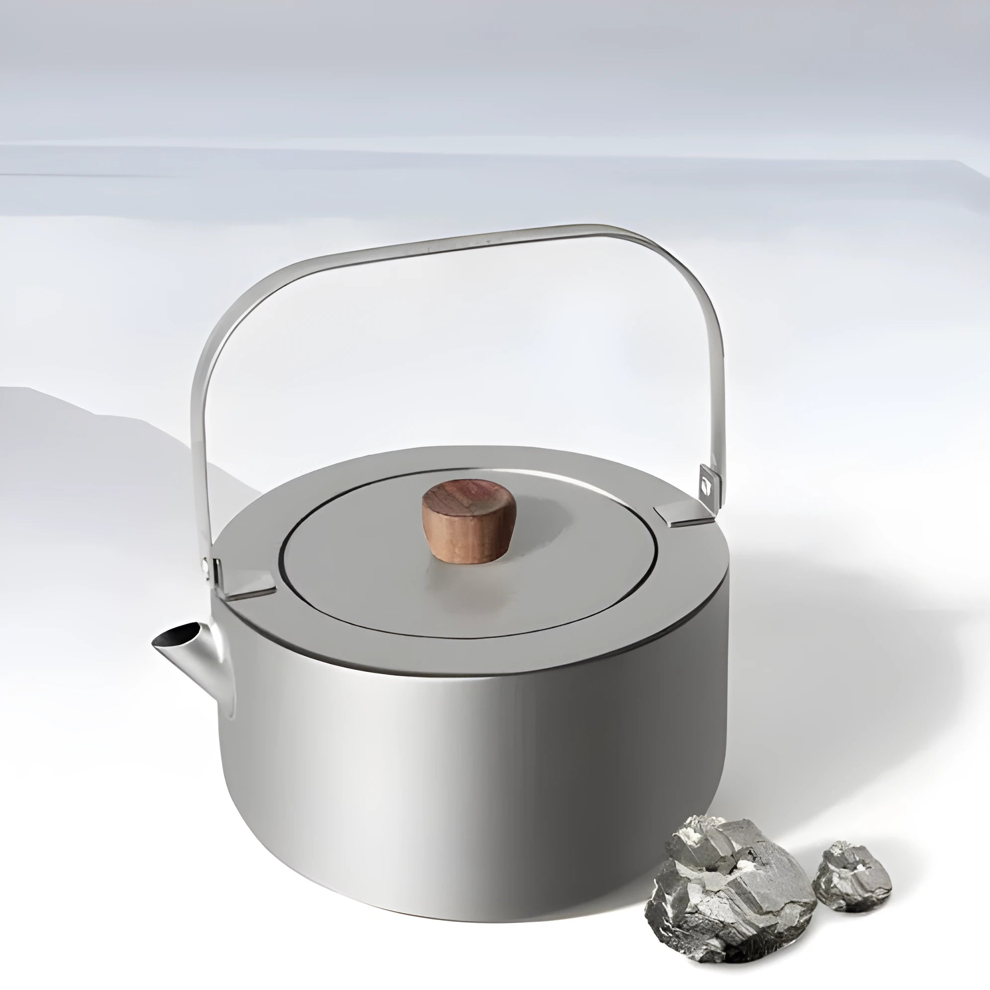 Yi titanium kettle 1.2L ultra-light camping outdoor boiling teapot