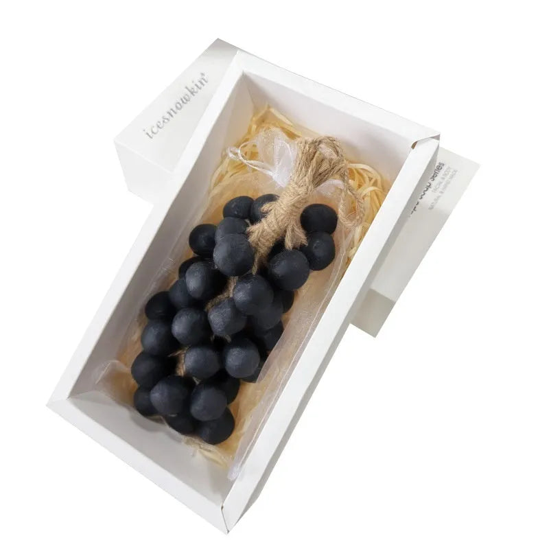 Handmade grape and litchi cleansing soap bars in 120g size with different packaging options