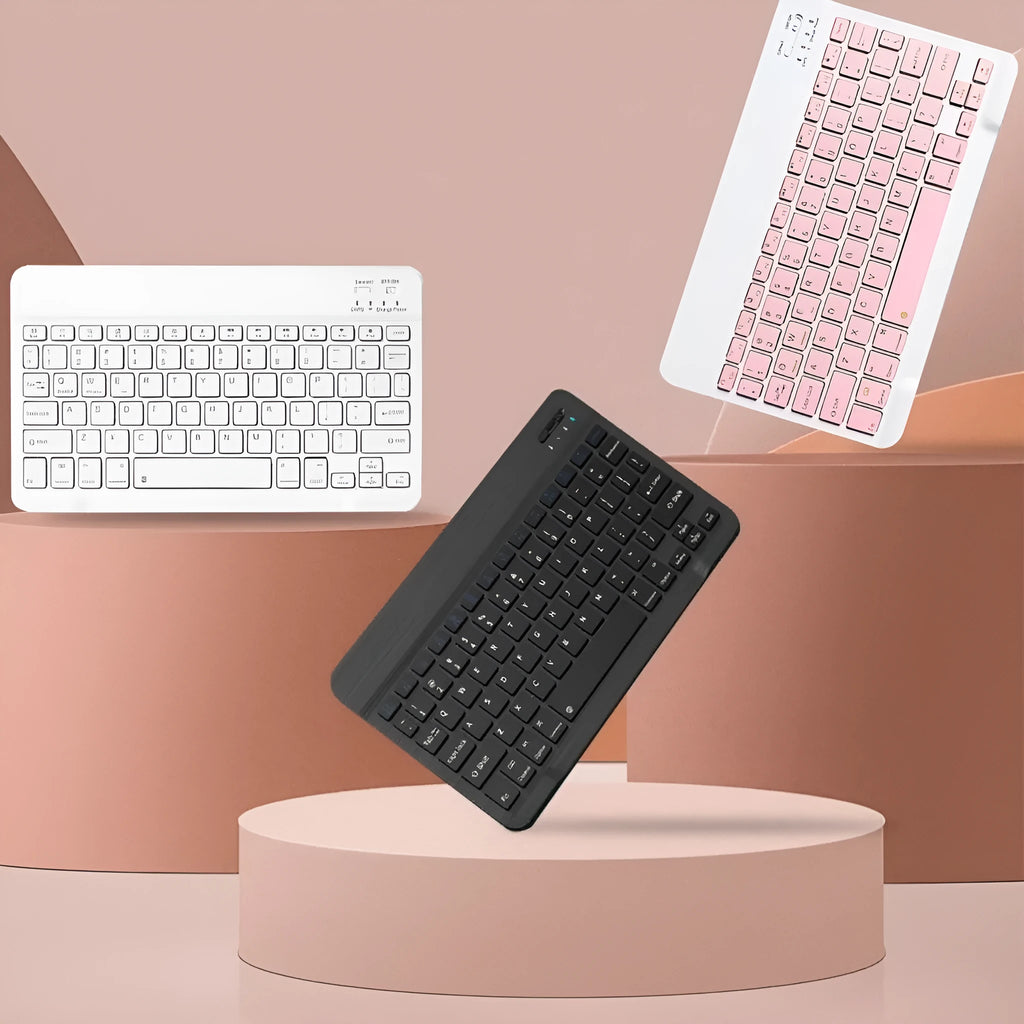10-inch Bluetooth keyboard and mouse set in multiple colour options