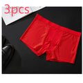 Men's solid colour modal boxer briefs with U convex design on a white background.