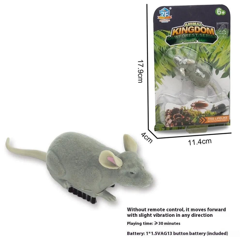 Electric vibration brush pet toy with motorised motion in animal designs