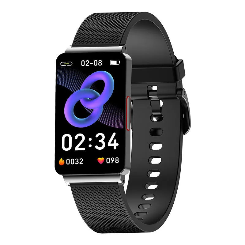 EP08 smart bracelet for blood glucose monitoring with touch screen and TPU strap