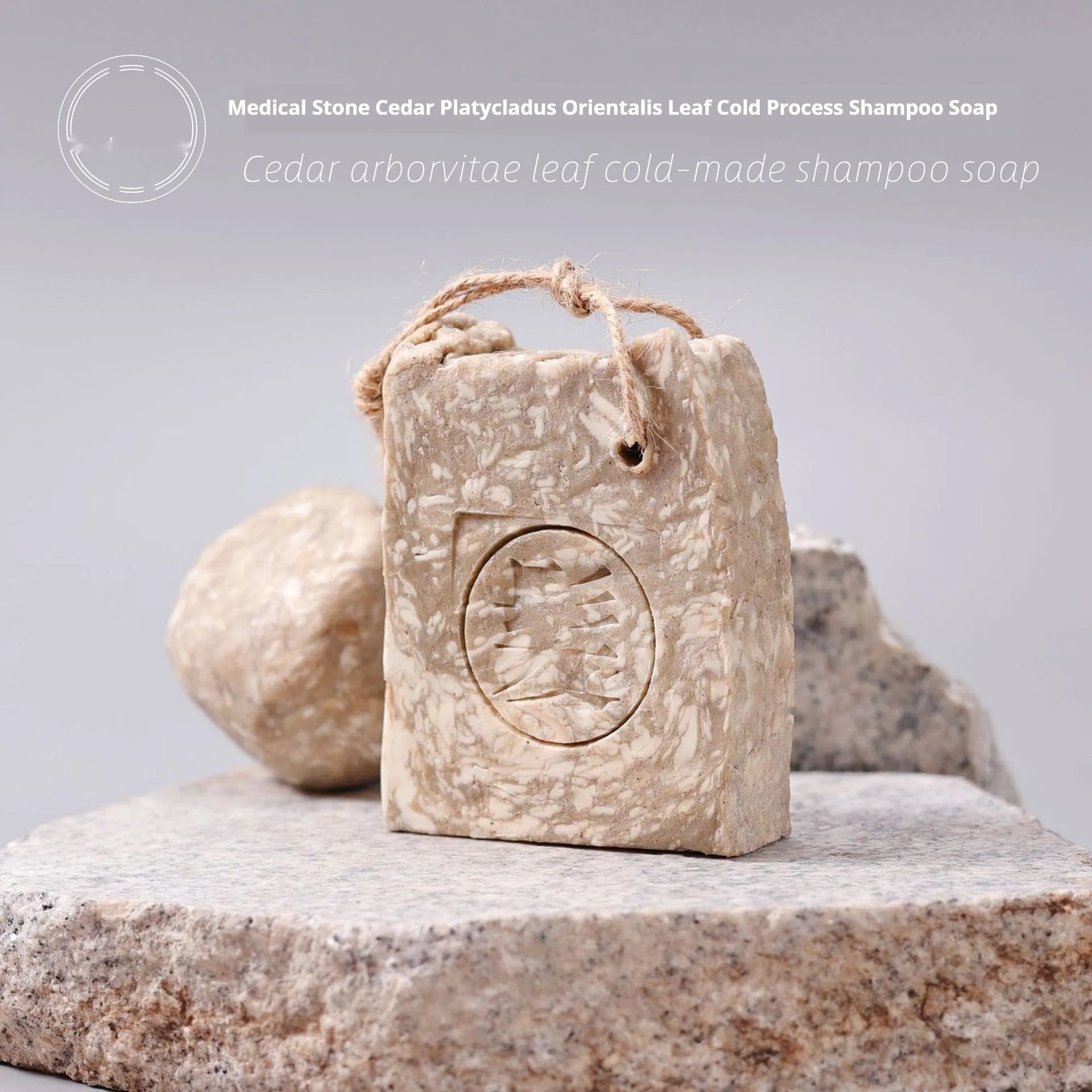 Medical Stone Cedar Chinese Arborvitae Twig Cold Soap 110g botanical bar