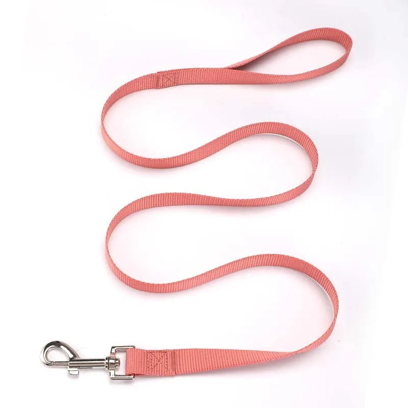 Solid colour polyester dog tug-of-war rope toy shown in blue, with hand loops, for interactive play with pets.