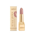 Metal cream lipstick in three shades with creamy formula and metallic finish