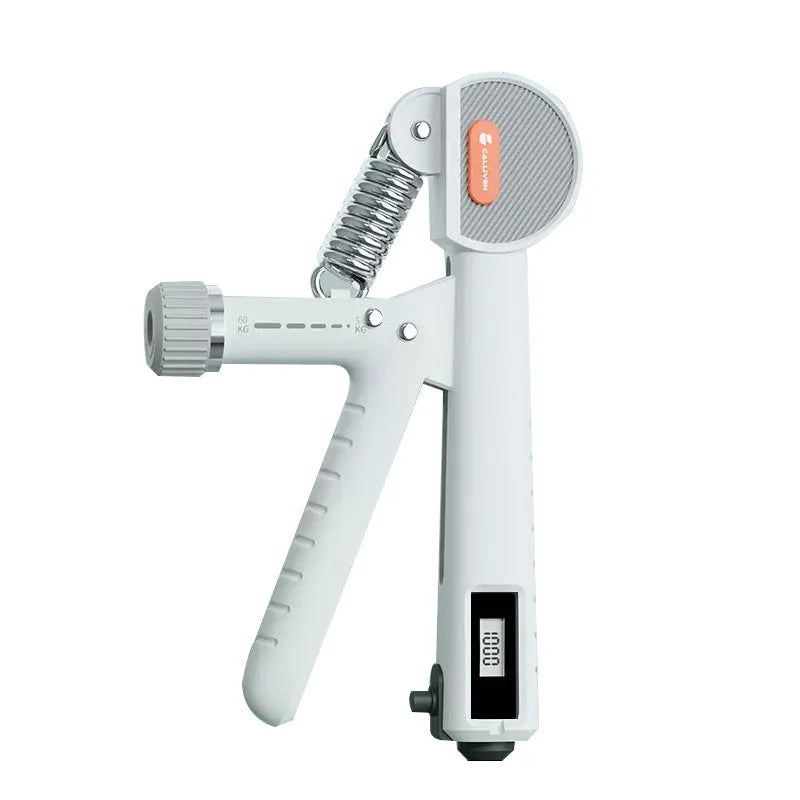 Count Spring adjustable hand grip strength trainer in ABS plastic on a plain background.