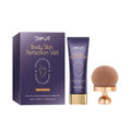 Waterproof body concealer cream with brush for covering tattoos and birthmarks