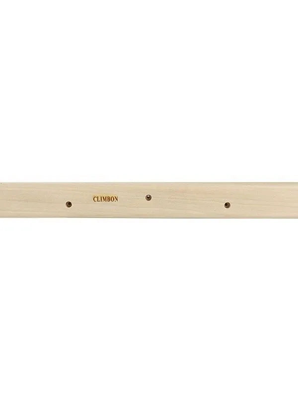 Set of three wooden fingerboards for grip strength training in 12cm, 40cm, and 50cm lengths