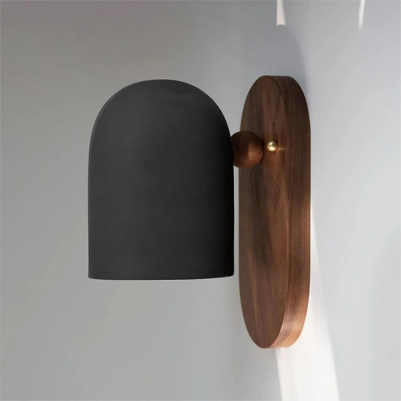 Japanese Zen ball light LED wall lamp black type A rotating 350 degrees