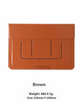 Dual-angle laptop bracket bag for 13.3-inch notebooks in black or brown business design