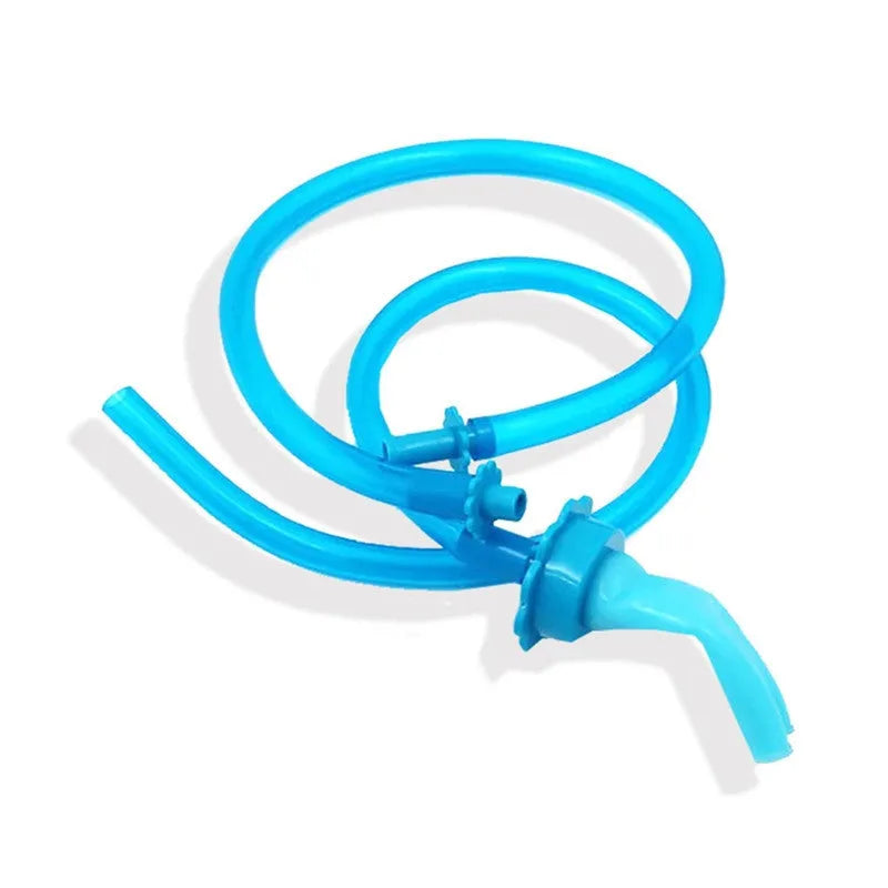 Silicone universal connector shower pipe with flexible hose and modern simplicity style, supplied in OPP bag