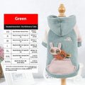 Brown cotton dog sweatshirt for pets on a mannequin, showing casual leisure style.