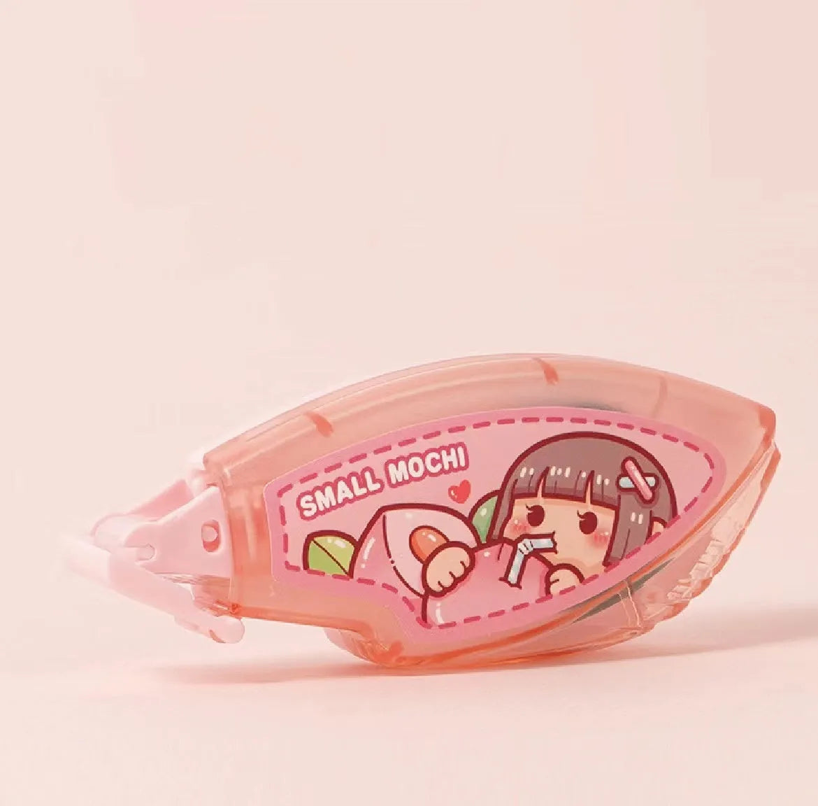 Dotting glue bottle in peach juice colour on card packaging, part of a five-colour high viscosity adhesive range.