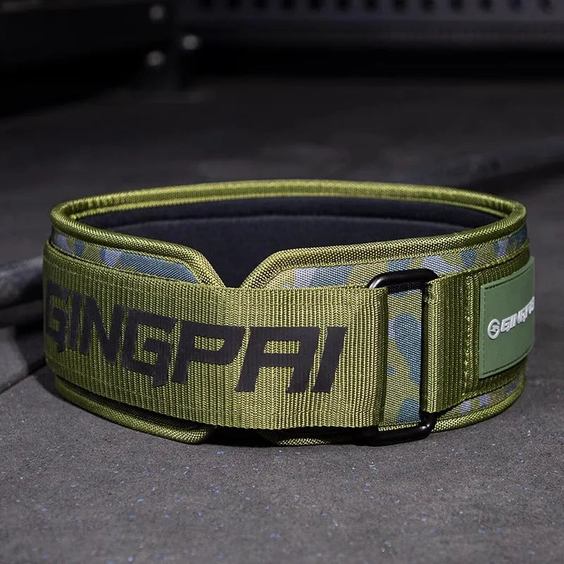 Abdominal exercising band and lumbar protection belt for weightlifting training in multiple colour options