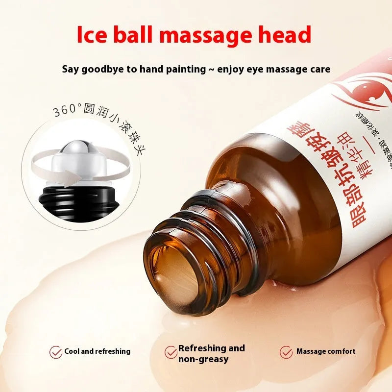20ml bottle of eye anti-wrinkle massage essence oil for hydrating and firming skin