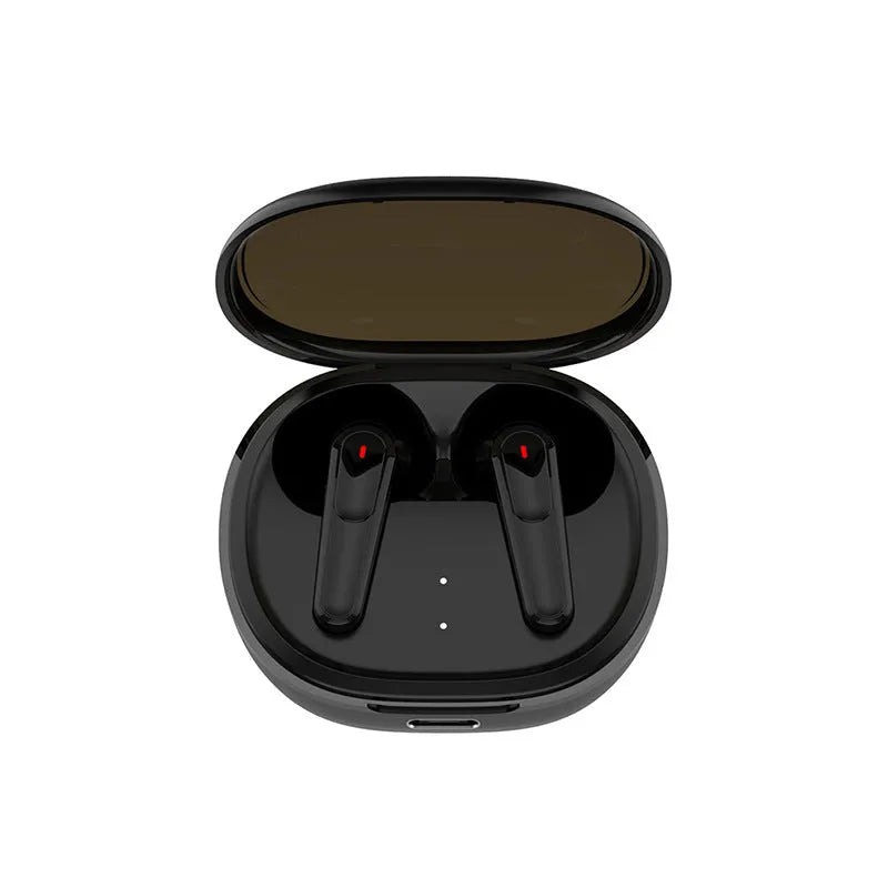 Black PRO30 Bluetooth in-ear headset with noise reduction feature