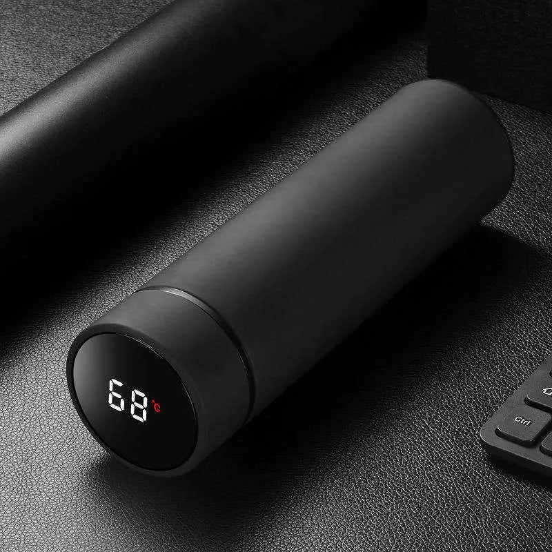 450ml stainless steel vacuum insulated water bottle in black red gold blue colours