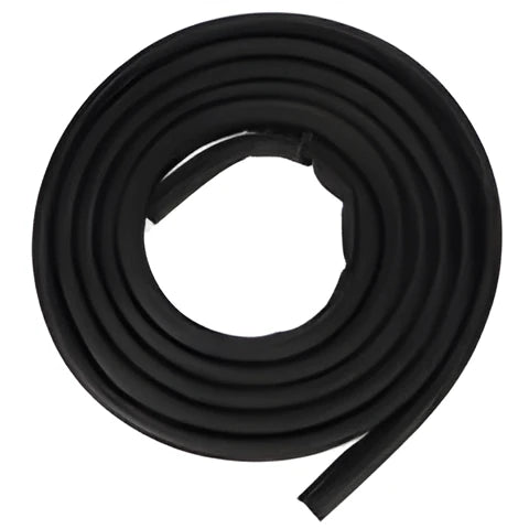 Black rubber sealing strip for Toyota Hiace sliding door, 5 metres long.