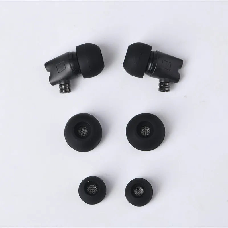 DIY Ie800s in-ear earphone plug with silver plated cable and 3.5mm connector
