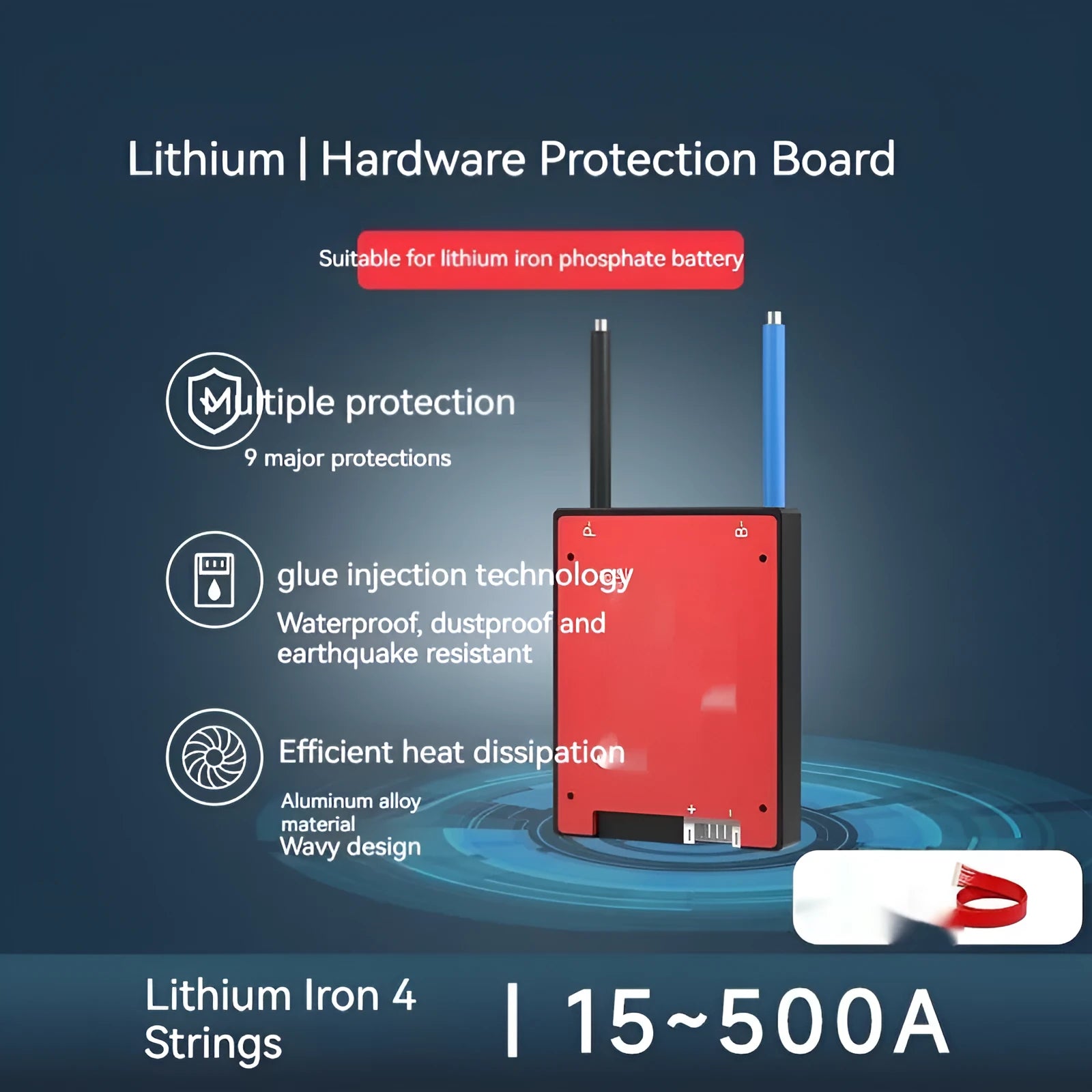 Dali lithium iron phosphate battery protection board for 12V 4S battery packs