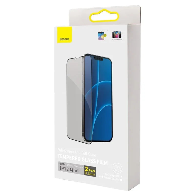 0.23mm curved privacy tempered film for iPhone 13 5.4 inch Black front screen protector
