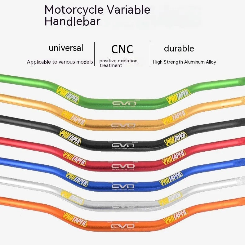 28mm aluminium alloy scrambling motorcycle handlebar in EVO orange colour with 80x10cm dimensions