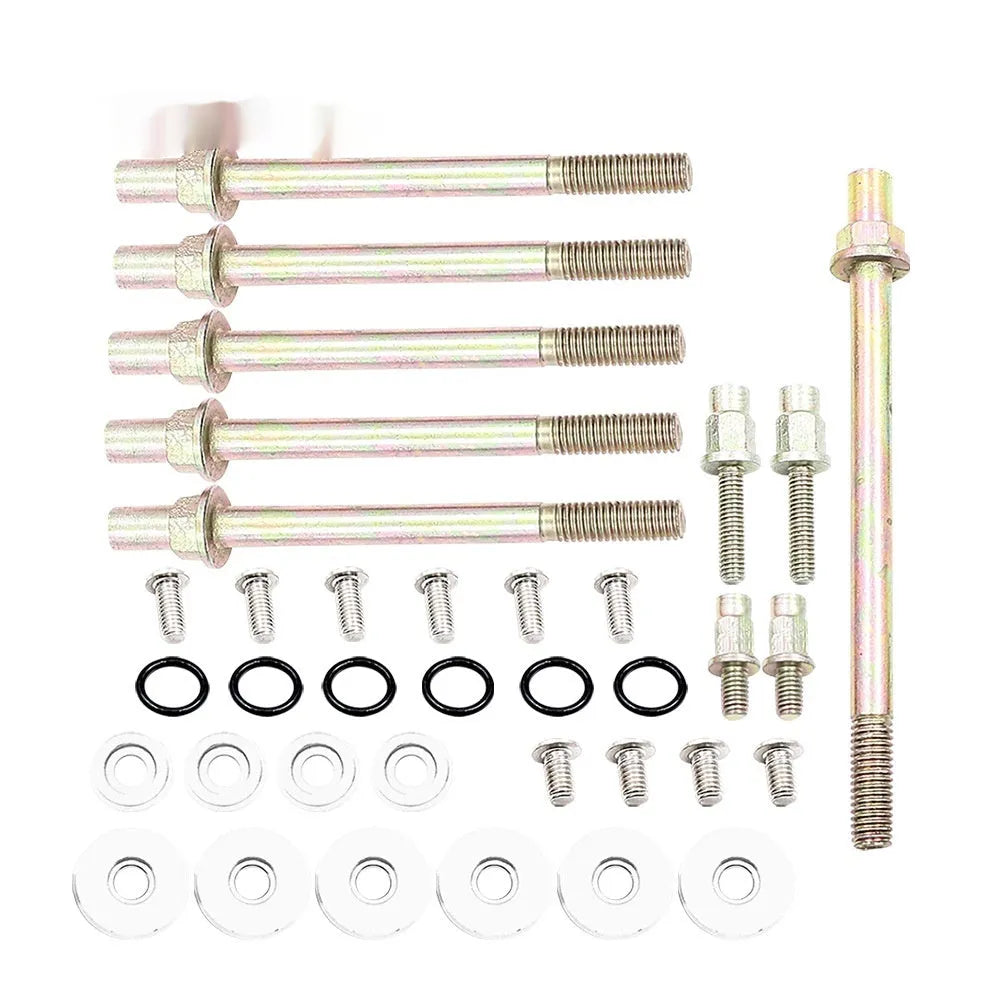 Honda Civic K Series aluminium alloy engine gasket kit in black, blue, red, or silver options