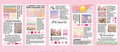 Paper sticker book with 20 landscape painting stickers measuring 60x120mm
