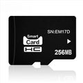 TF series 256MB memory card in its packaging, dimensions 11x15x1mm.