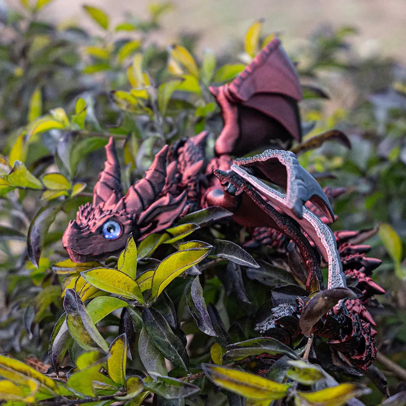 Flying Dragon Wings decoration toy in PLA plastic, showing detailed wing design and colour options.