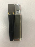 Refillable metal pipe lighter with foldable design showing silver square cover and compact 9.2cm size