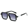 Retro double beam pilot sunglasses in multiple colour combinations including black frame grey lens options