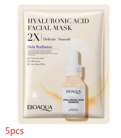 Collagen face mask sheet with hyaluronic acid gel formula in 30g pack