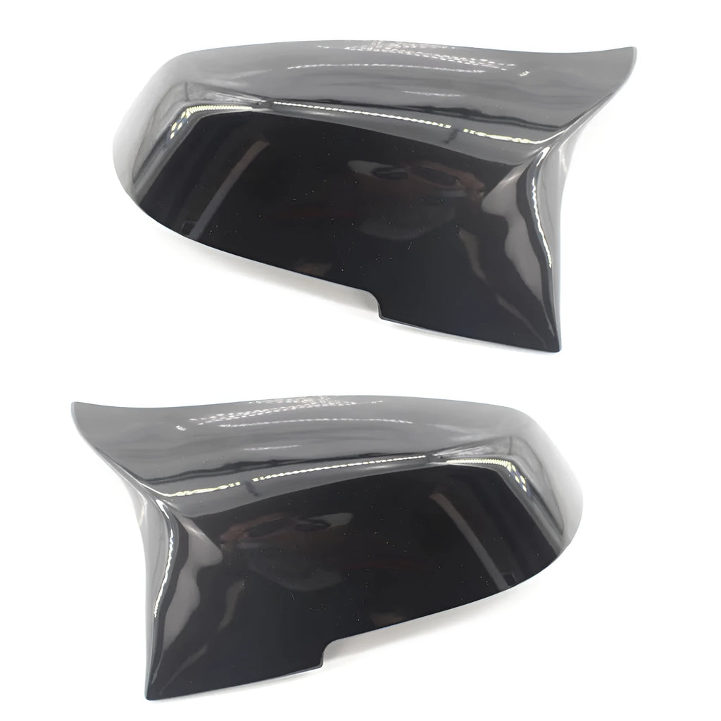 BMW F-series modified horn rear-view mirror shells in paint bright black finish