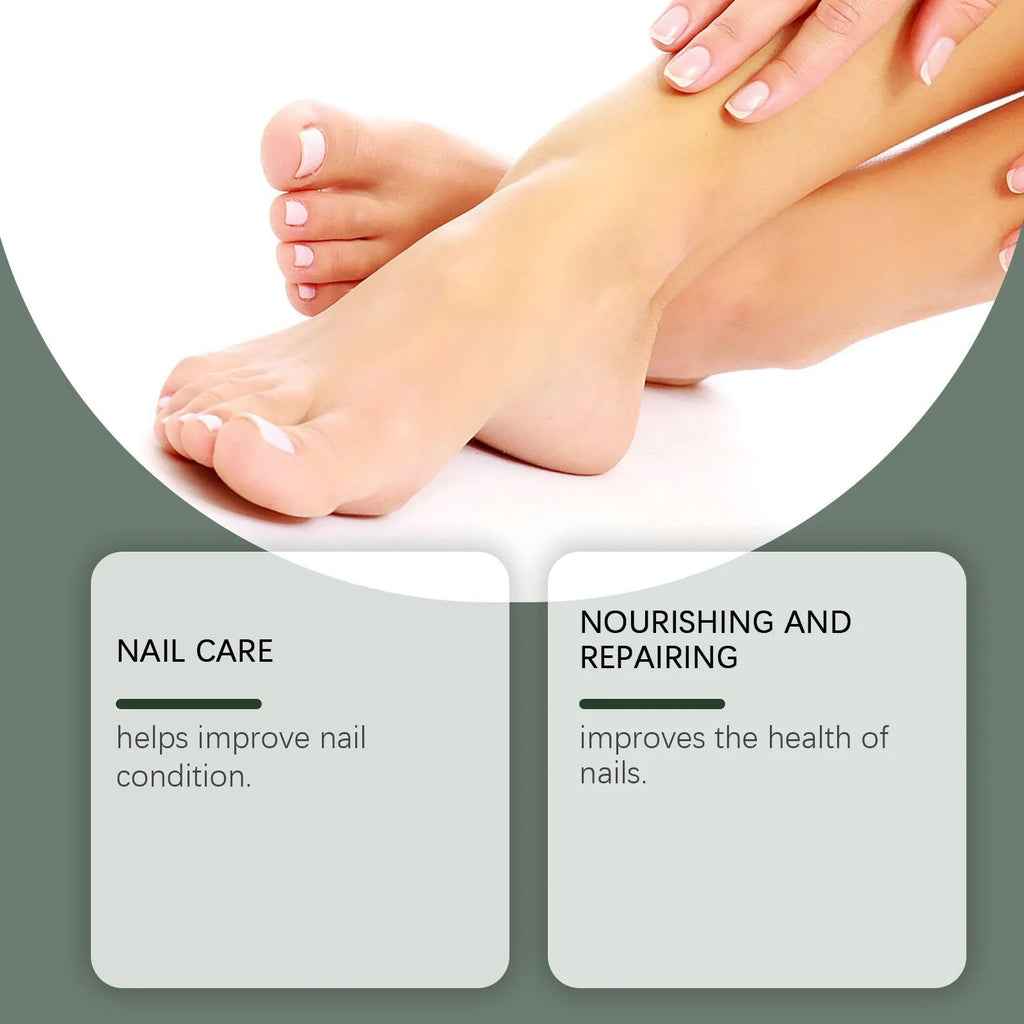 30ml nail care solution bottle with mild brightening nourishing formula and nursing applicator