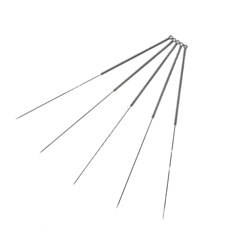 Pack of Mk8 E3D 3D printer nozzle cleaning needles in five different diameter sizes.