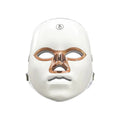 Rechargeable manual touch LED beauty mask in ABS plastic with adjustable strap