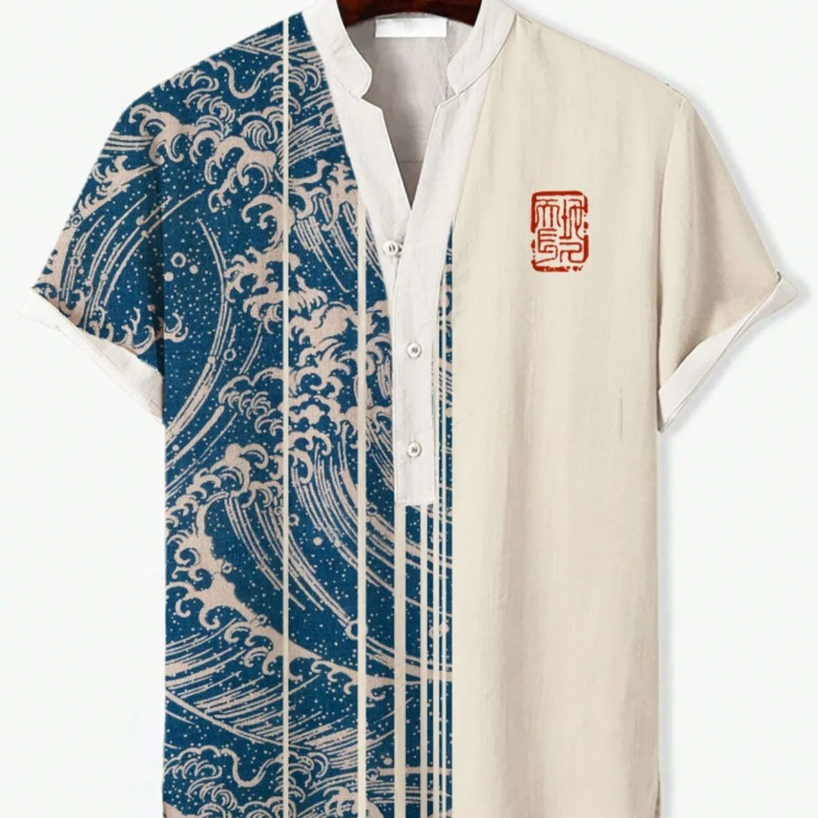 Short sleeve shirt with a 3D digital animal print design in various colours.