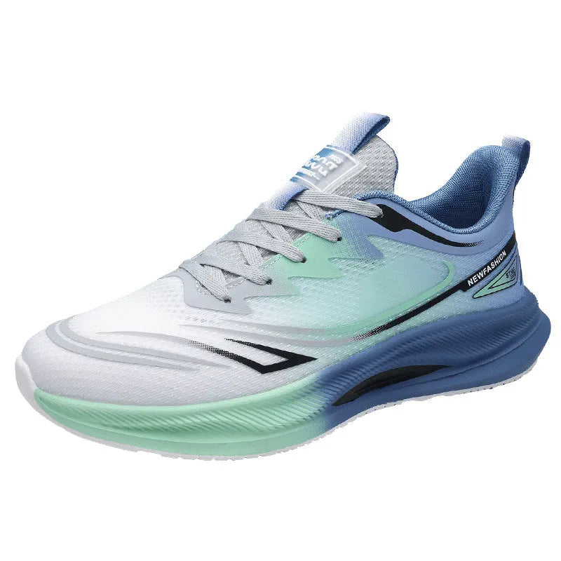 Men's low-top casual sneakers with mesh upper and rubber sole in multiple colour options