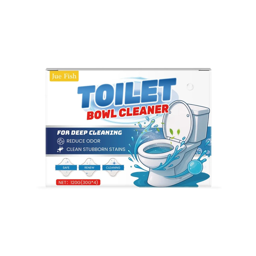 Toilet cleaning powder sachets for removing urine stains and odours, 120g pack containing four 30g units