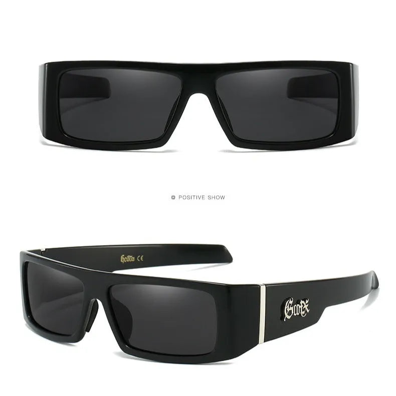Motorcycle polarized sunglasses with PC frame, UV380 protection, G850 size, eight colour options
