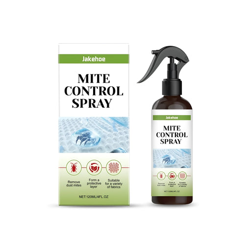 120ml bottle of anti-mite spray for household bedding and surface treatment