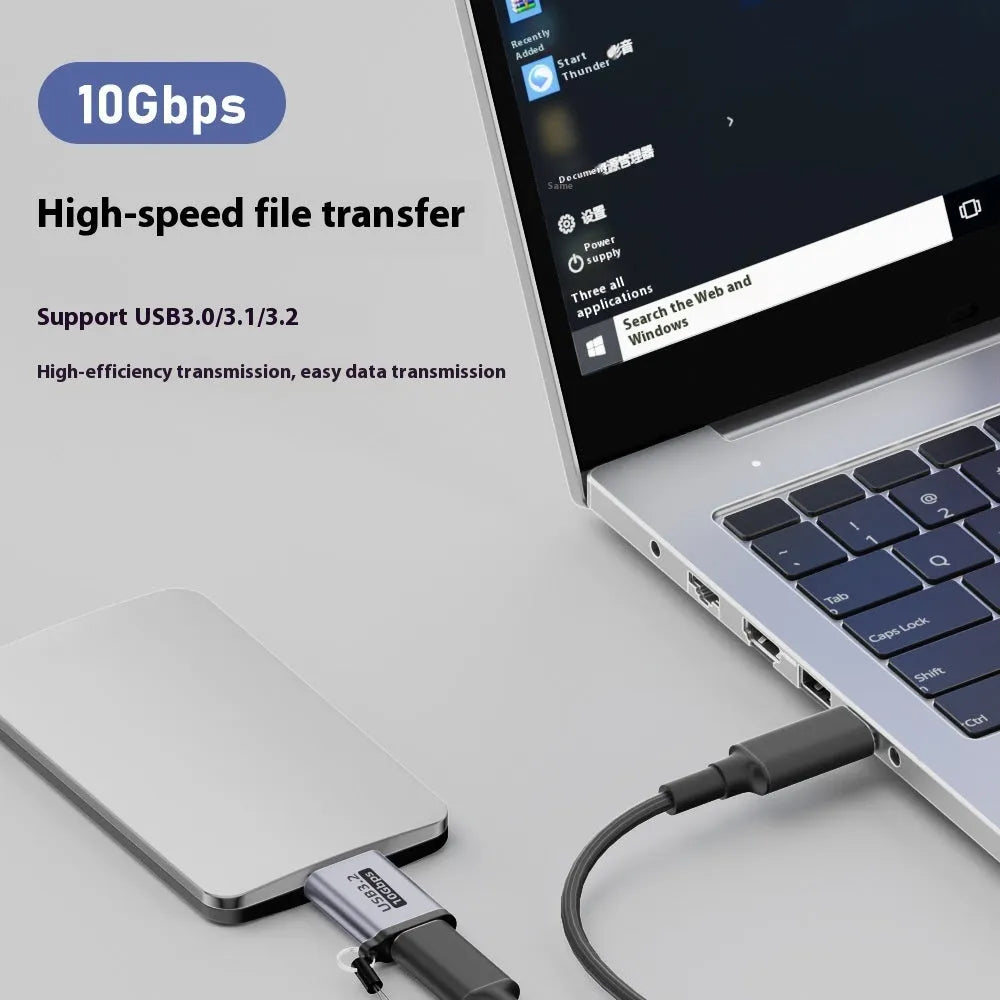 USB AM male to Micro-B male adapter cable for connecting older hard drives