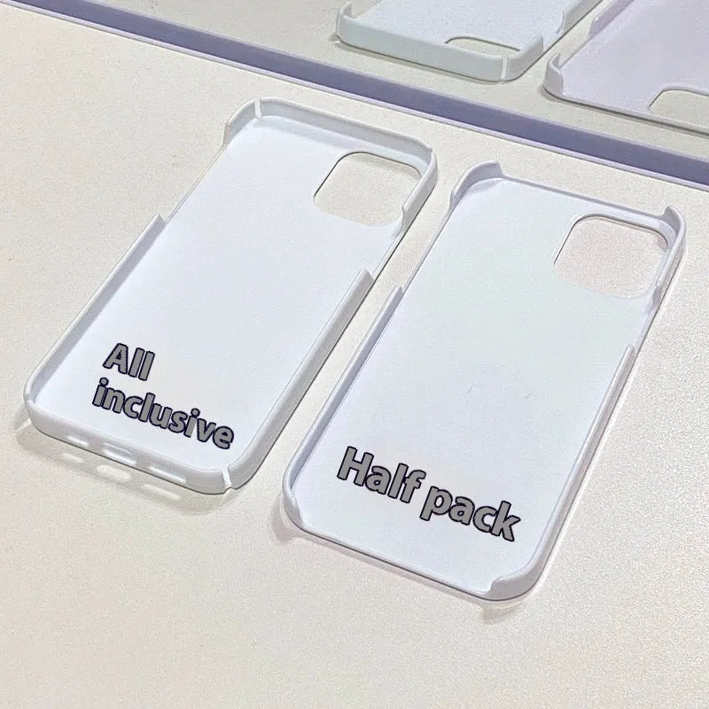 Rabbit Chinese ink art film phone case for iPhone, protective shell with glossy finish